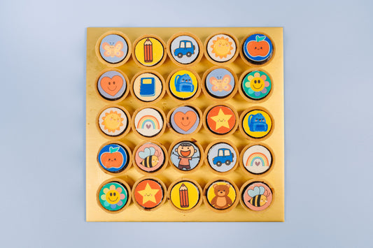 Customised Theme Mini Chocolate Tarts (25pcs)