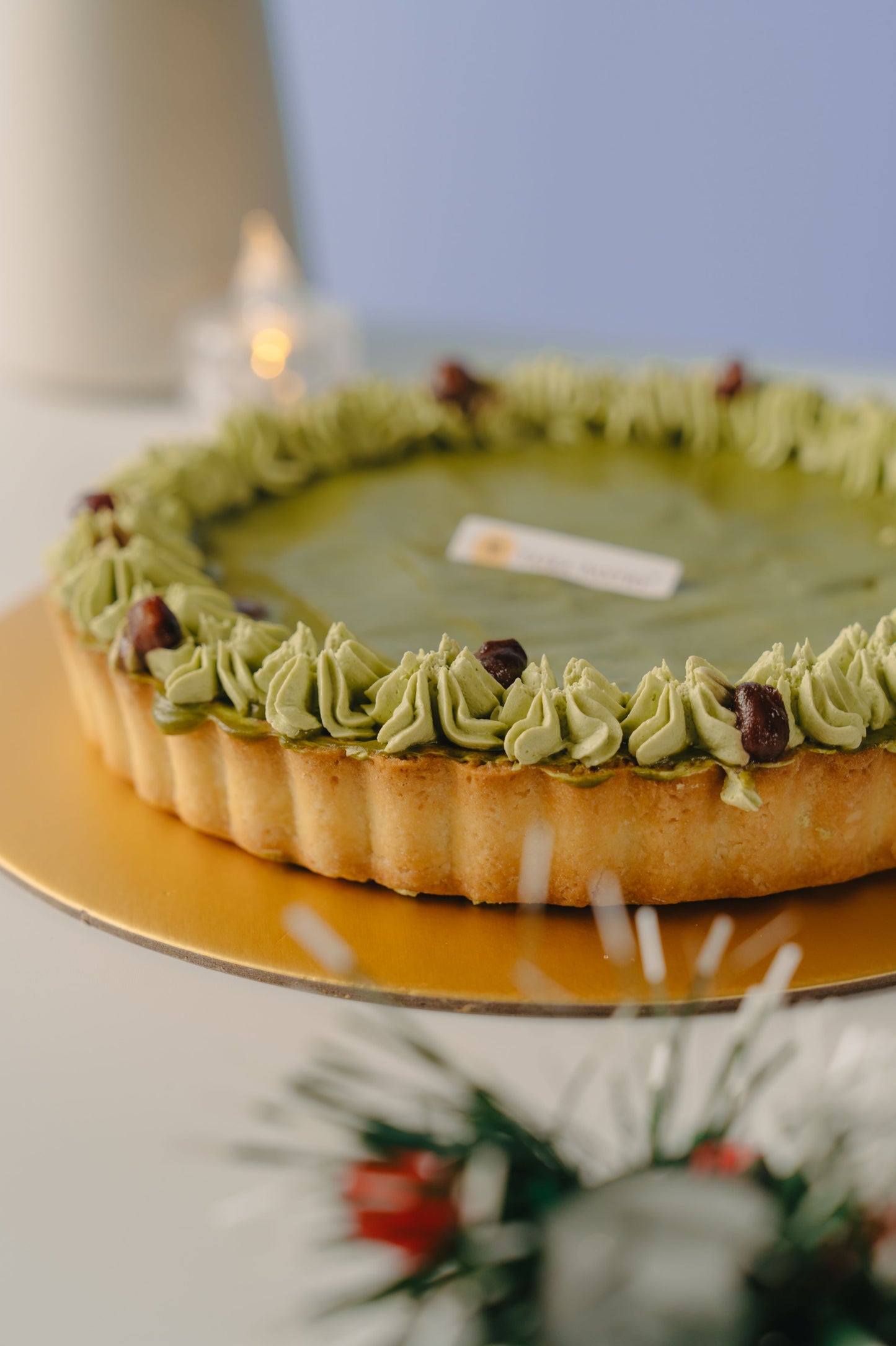 Uji Matcha Azuki Tart