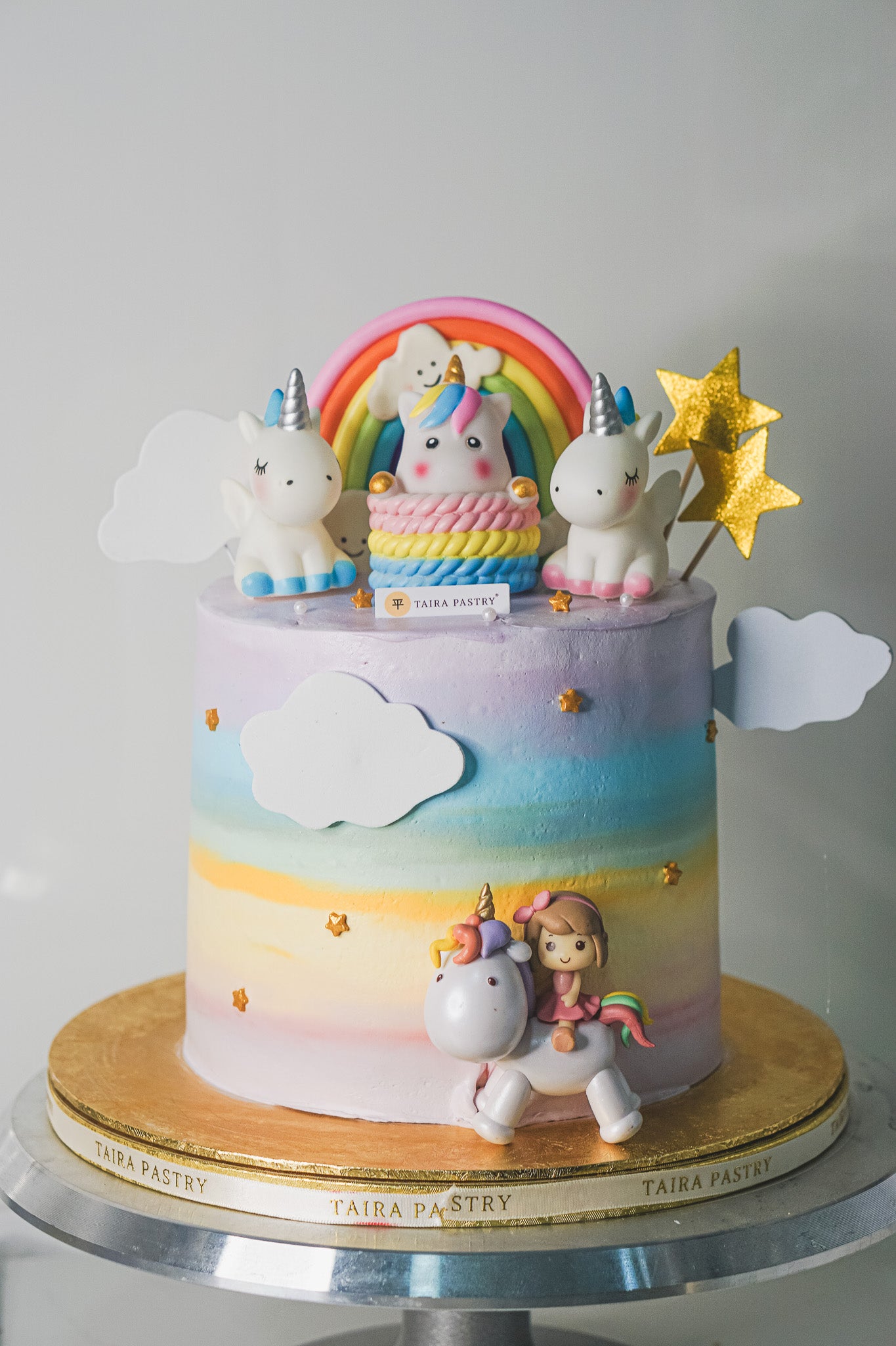 Rainbow Unicorn Cake