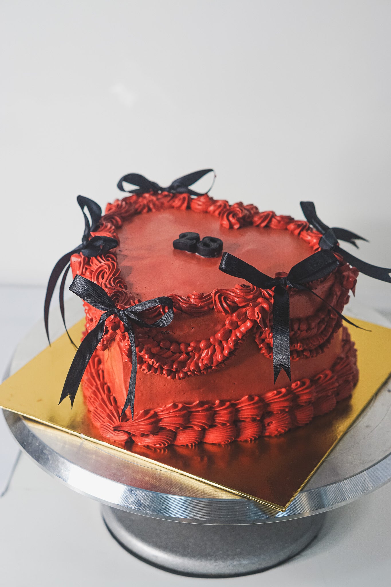 Vintage Heart Cake -