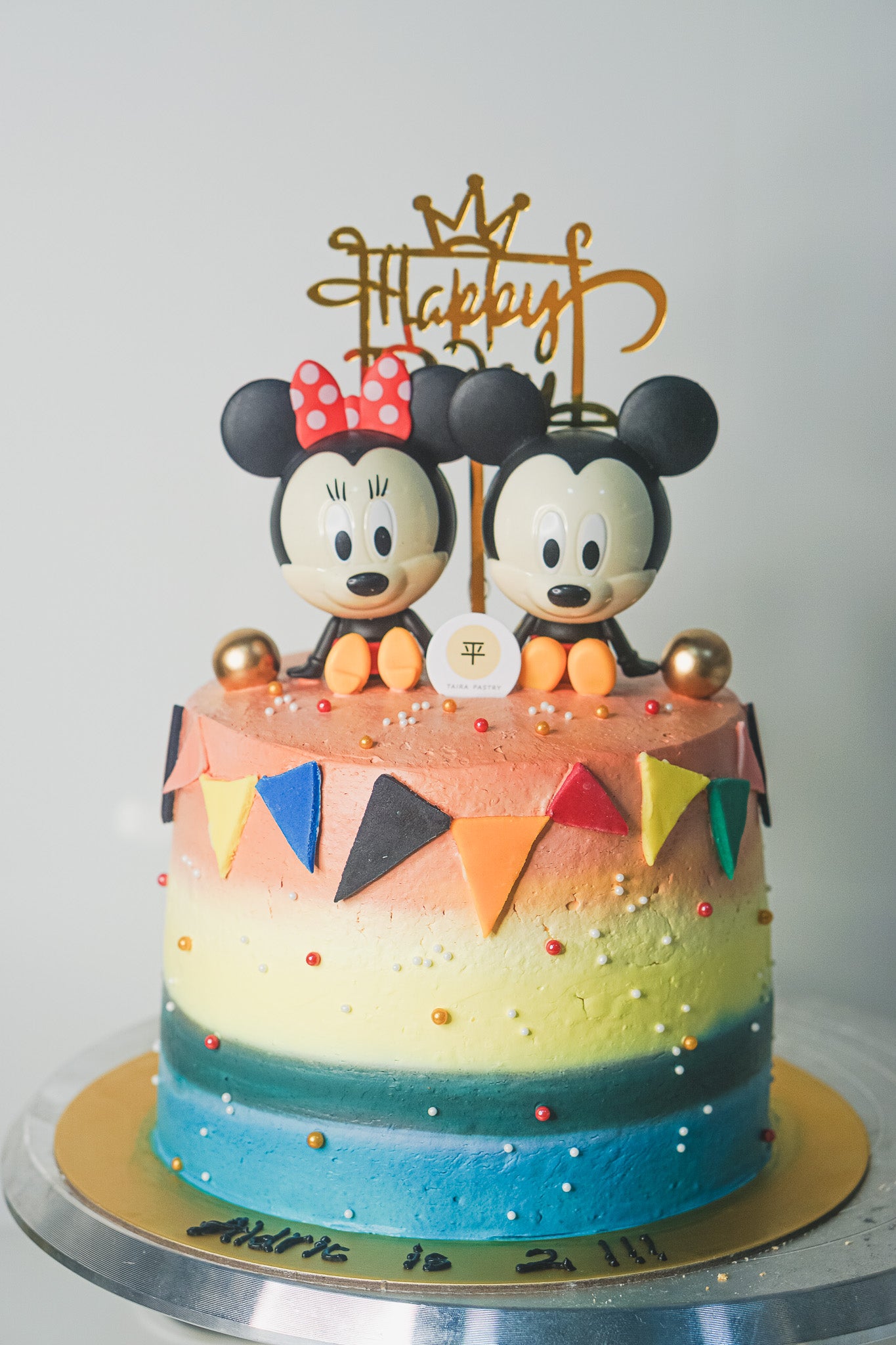 Mickey & Minnie Cake