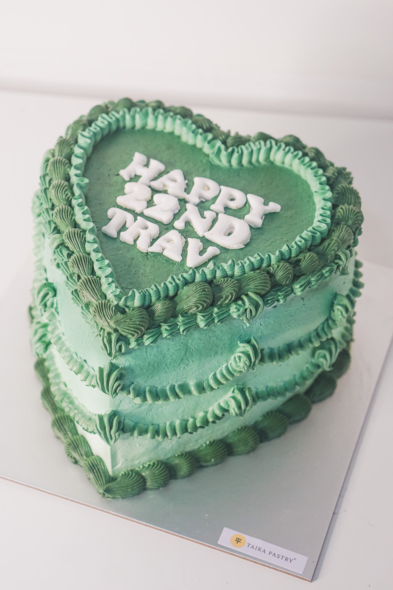 Vintage Heart Cake -