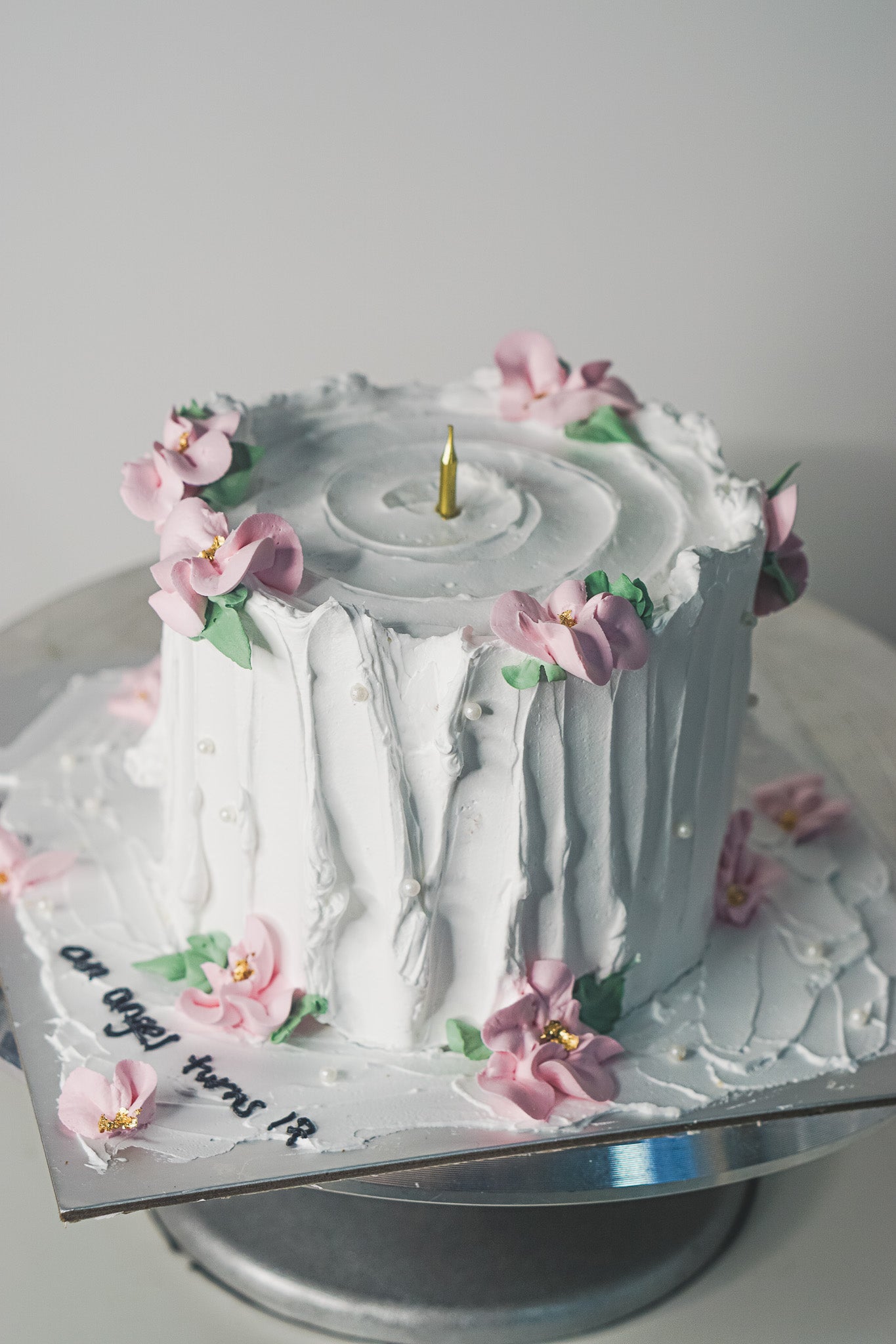 Vintage Candle Cake