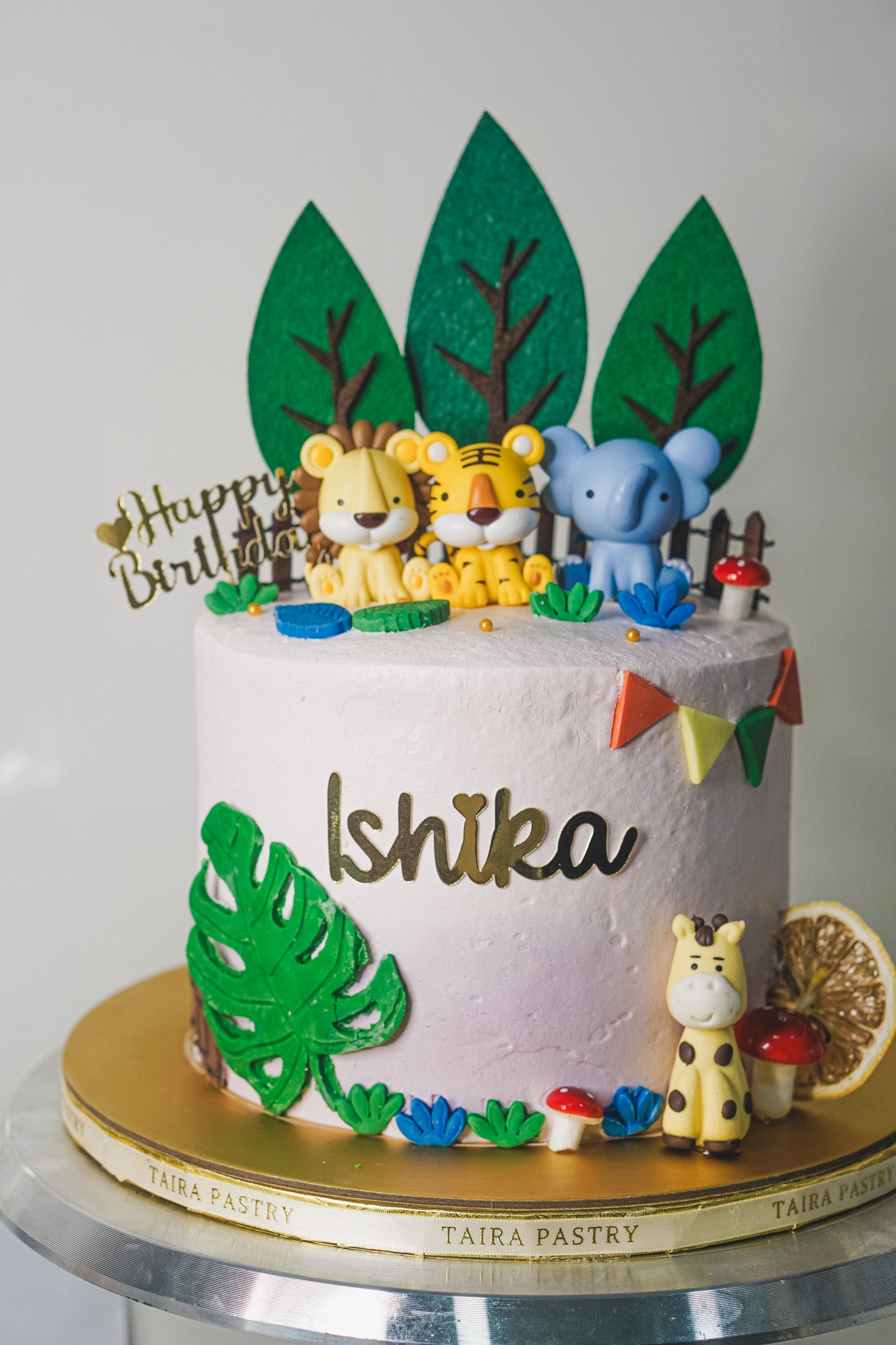 Whimsical Animal Cake