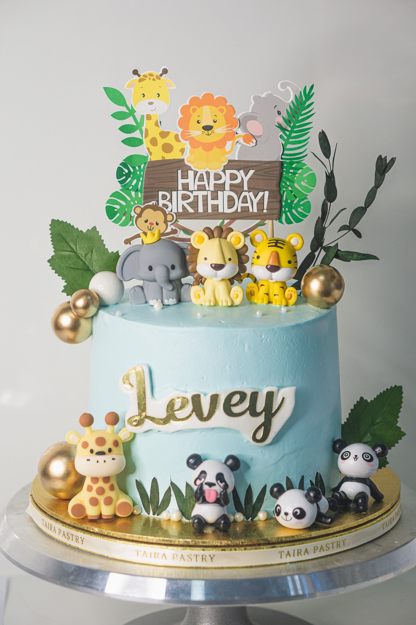 Whimsical Animal Cake