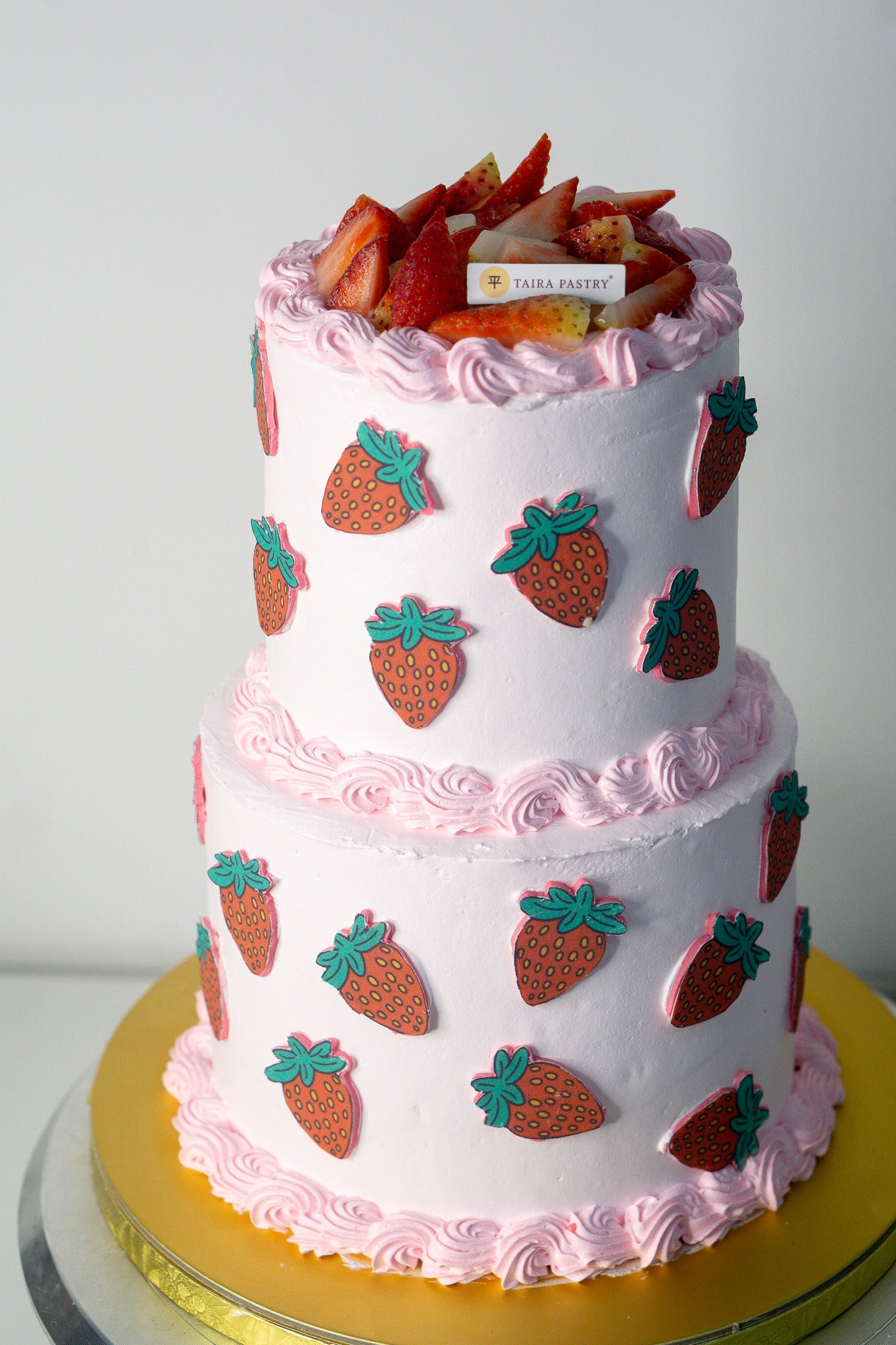 Strawberry Theme Cake