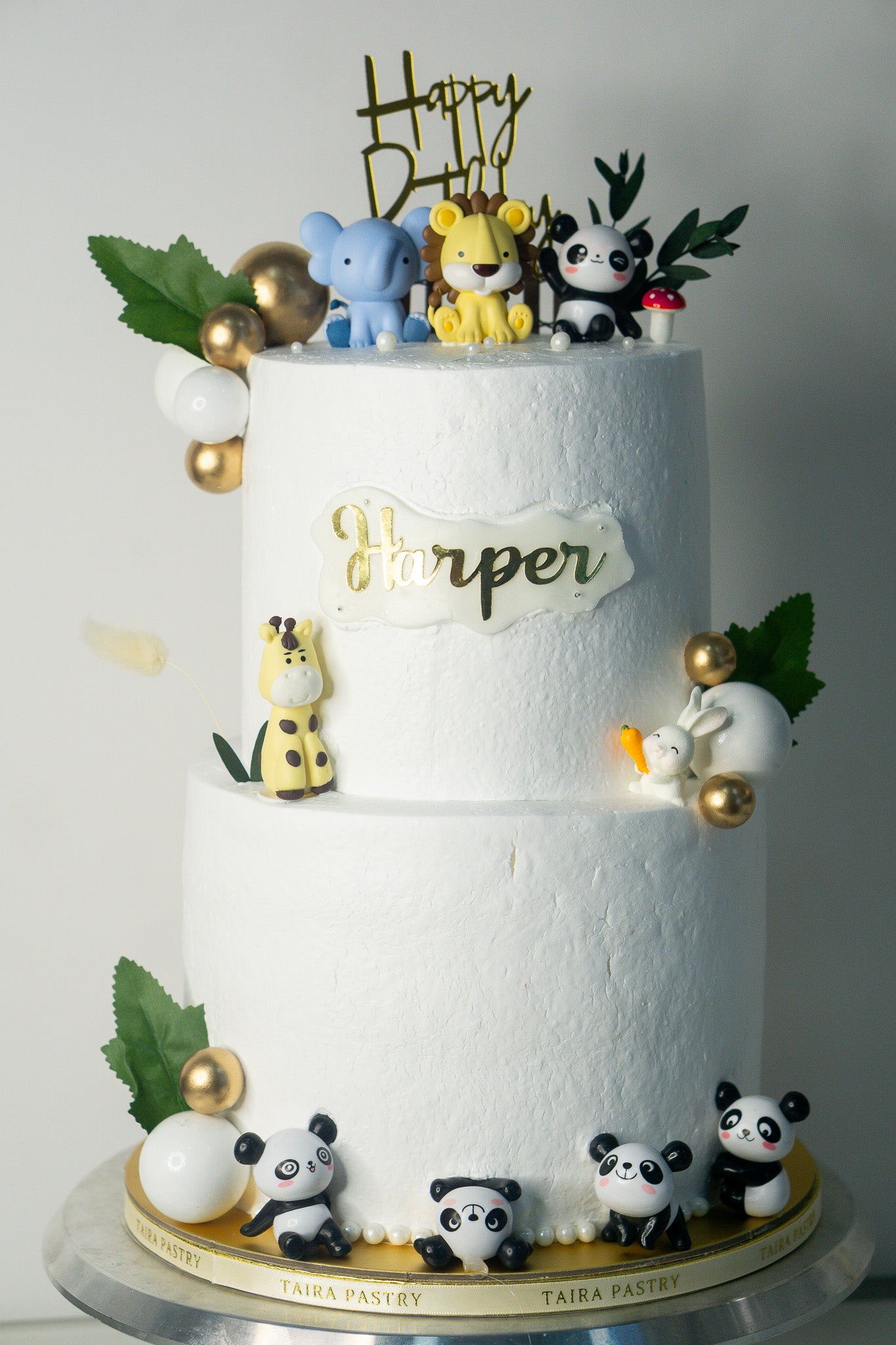 Whimsical Animal Cake