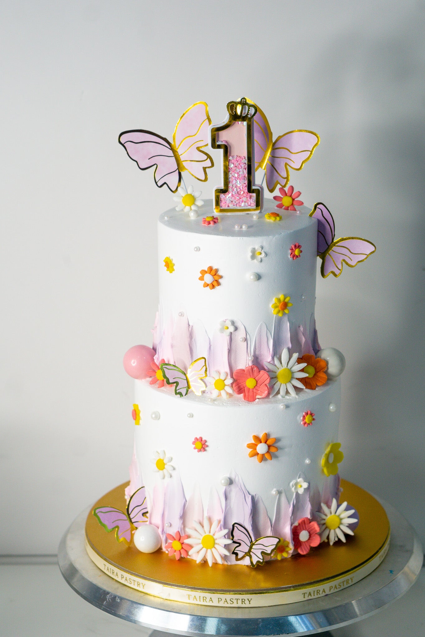 Pastel Floral Cake