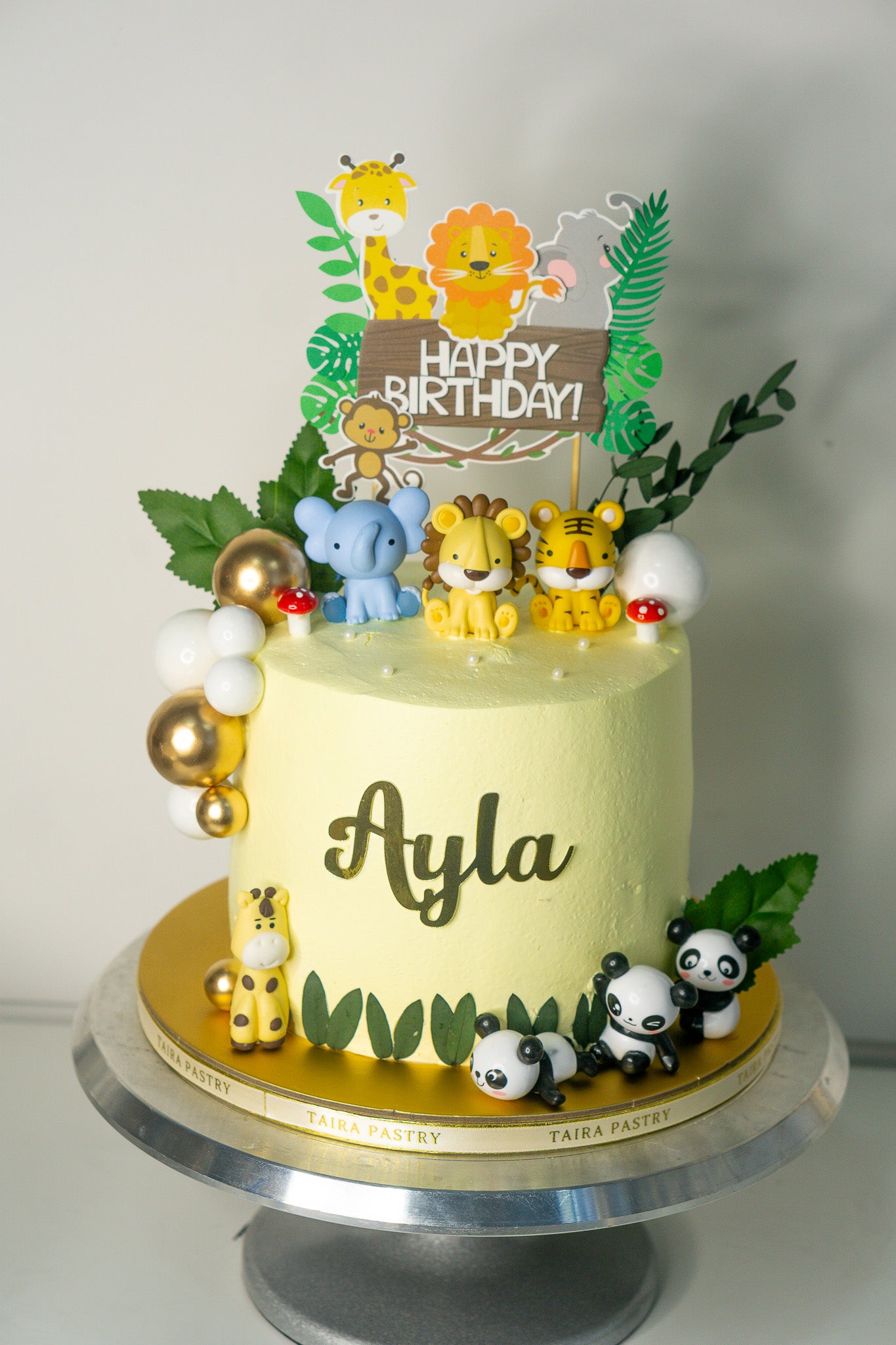 Whimsical Animal Cake