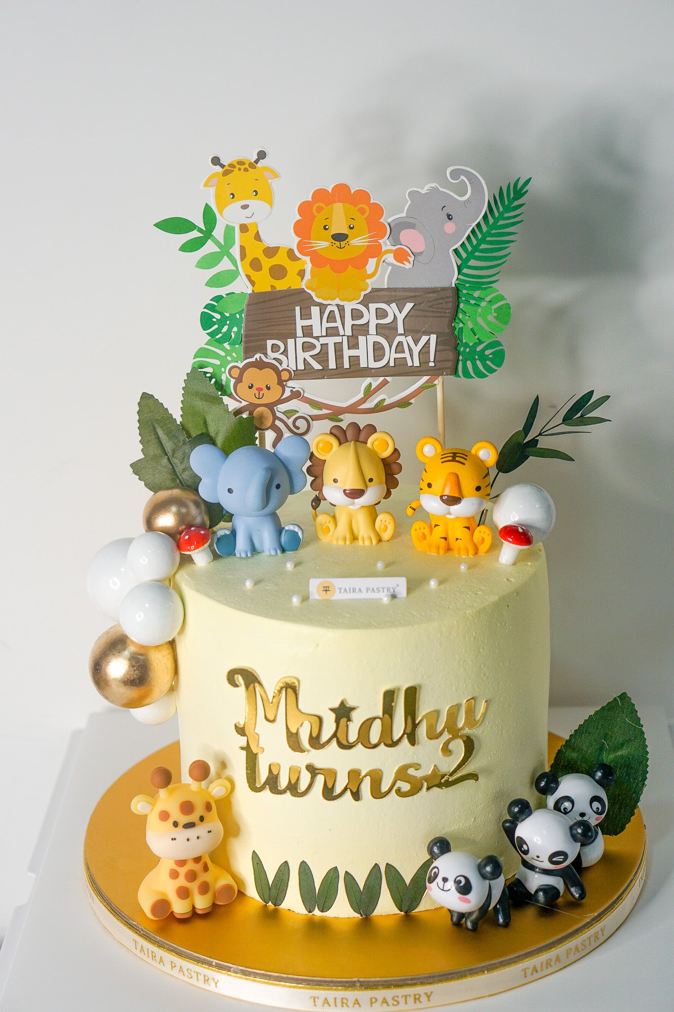 Whimsical Animal Cake
