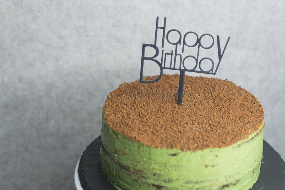 Double Chocolate Matcha Cake