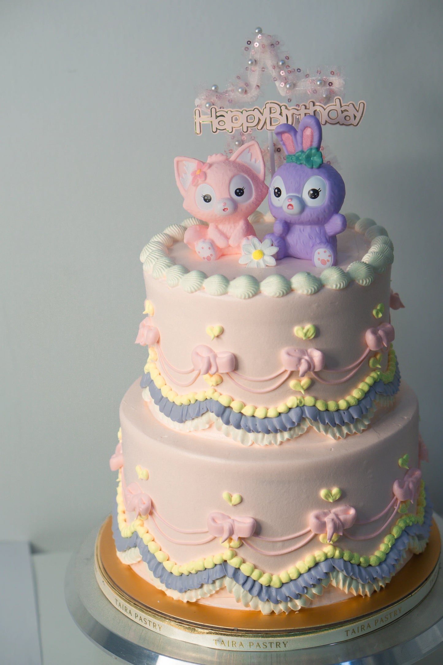 Lina Bell & Stella Lou Vintage Cake
