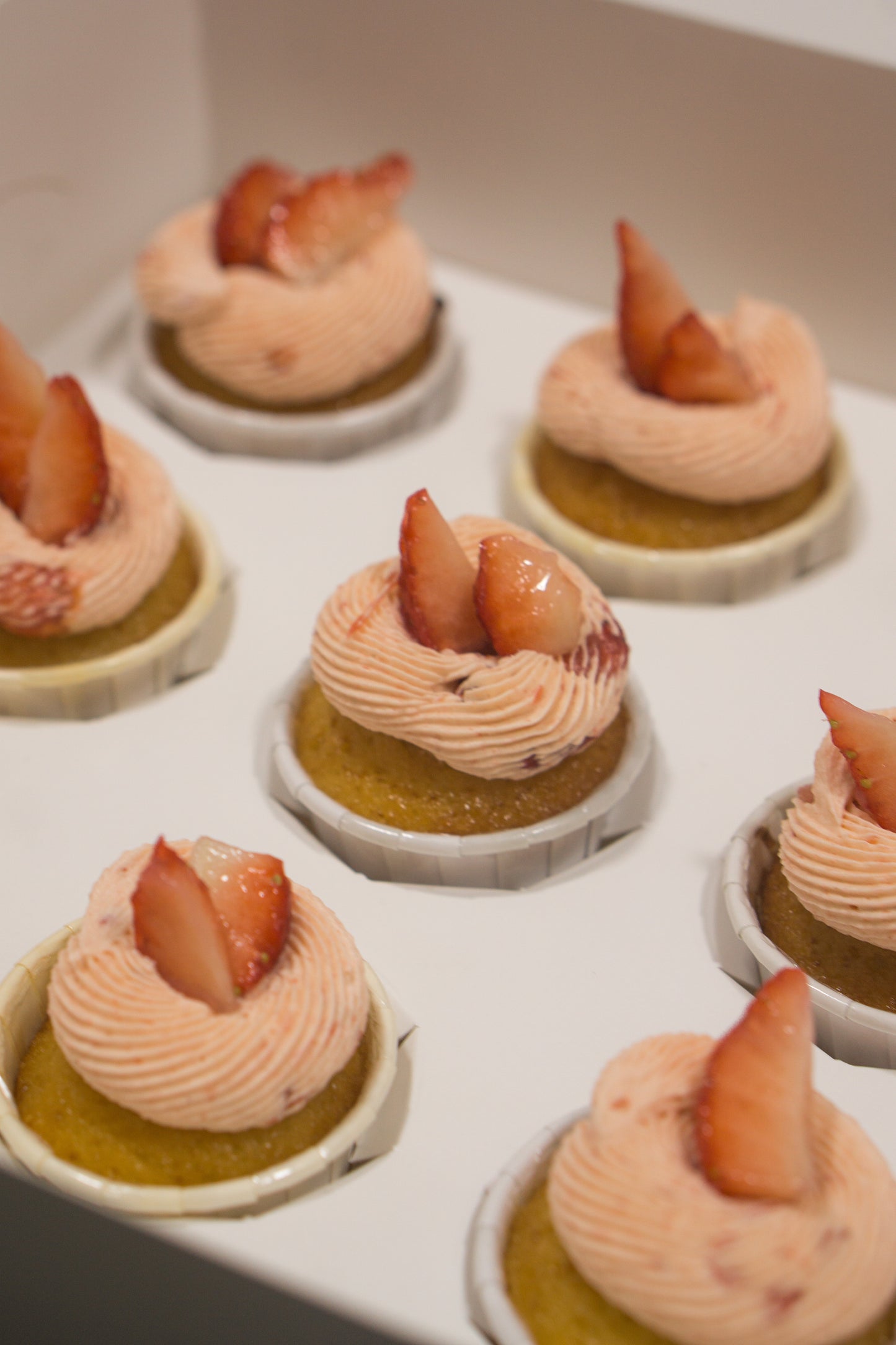 Strawberry Cupcake (Box of 6 / 12)