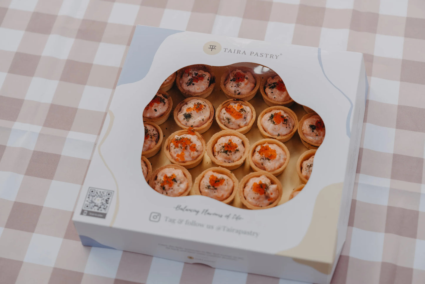 Mini Mentaiko Salmon Tart (25pcs)