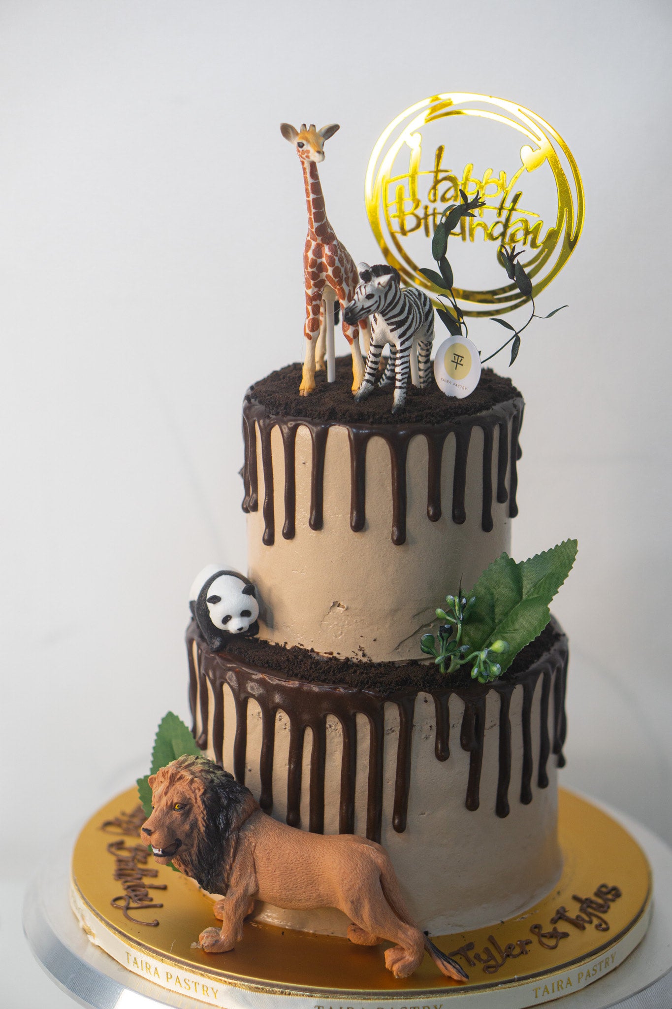 Rustic Safari Cake