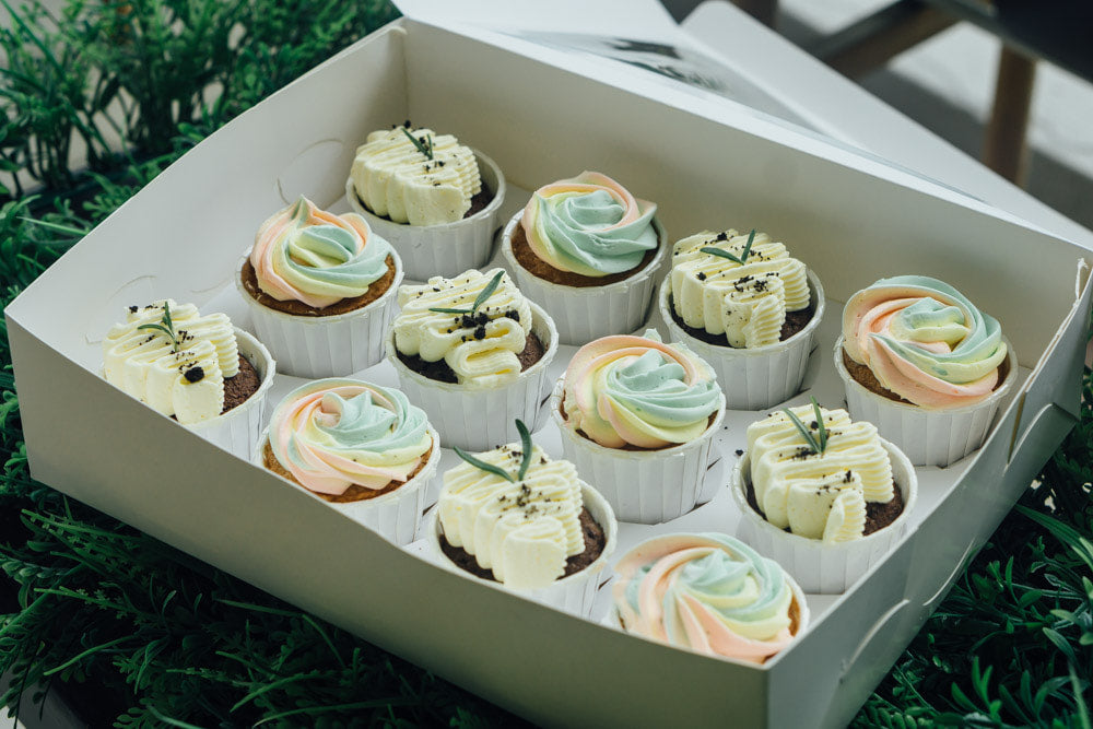 Assorted Cupcakes of 2 Designs (Box of 12)