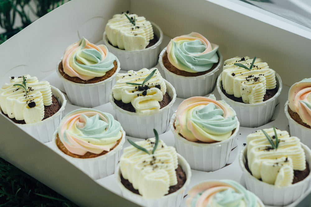 Assorted Cupcakes of 2 Designs (Box of 12)