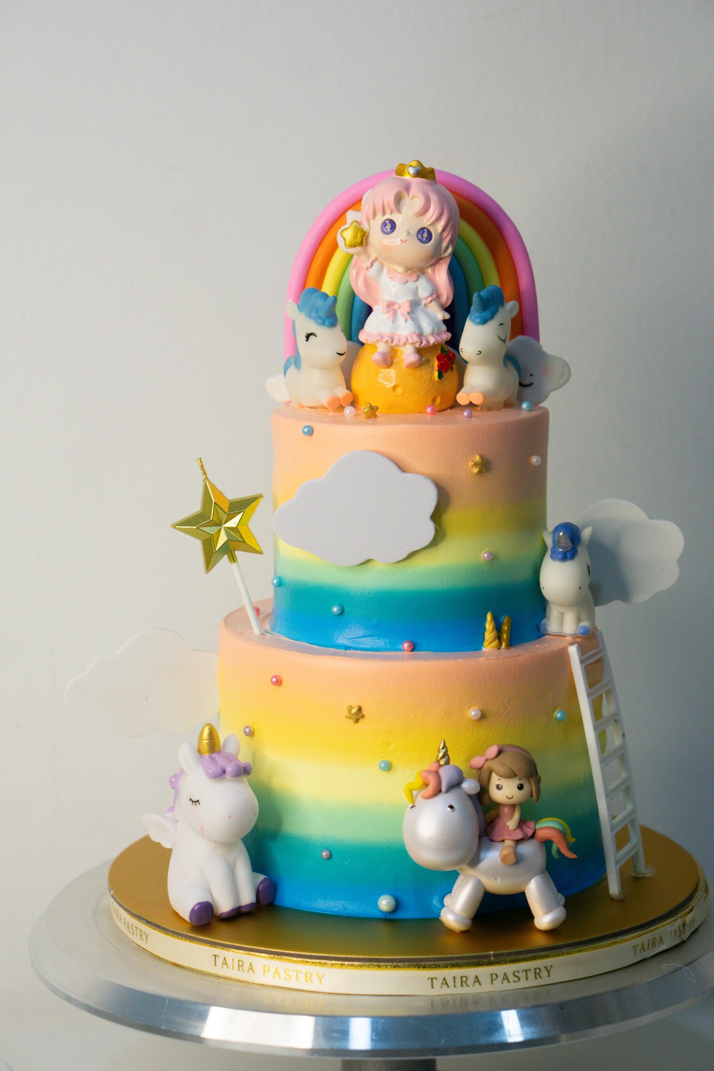 Rainbow Unicorn Cake