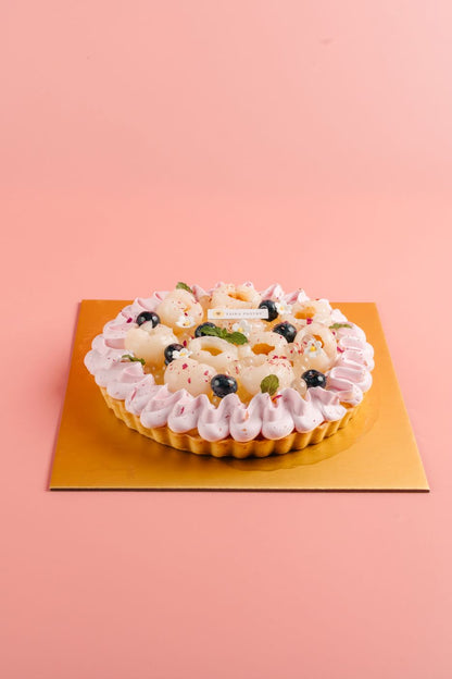Lychee Rose Tart