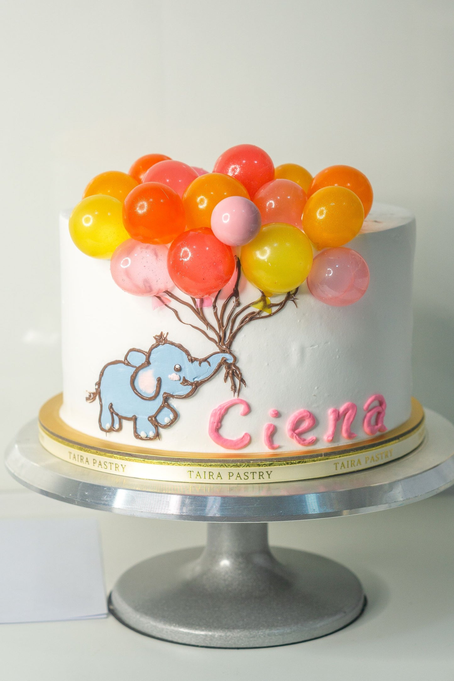 Elephant Balloon Cake