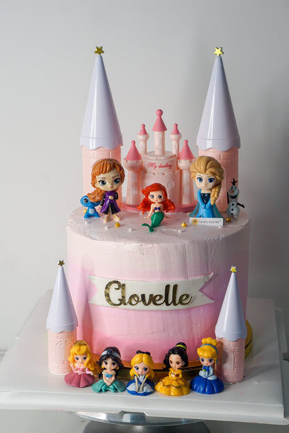 Princess Castle Cake