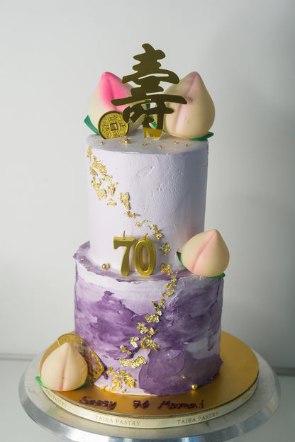 Marble Longevity Cake