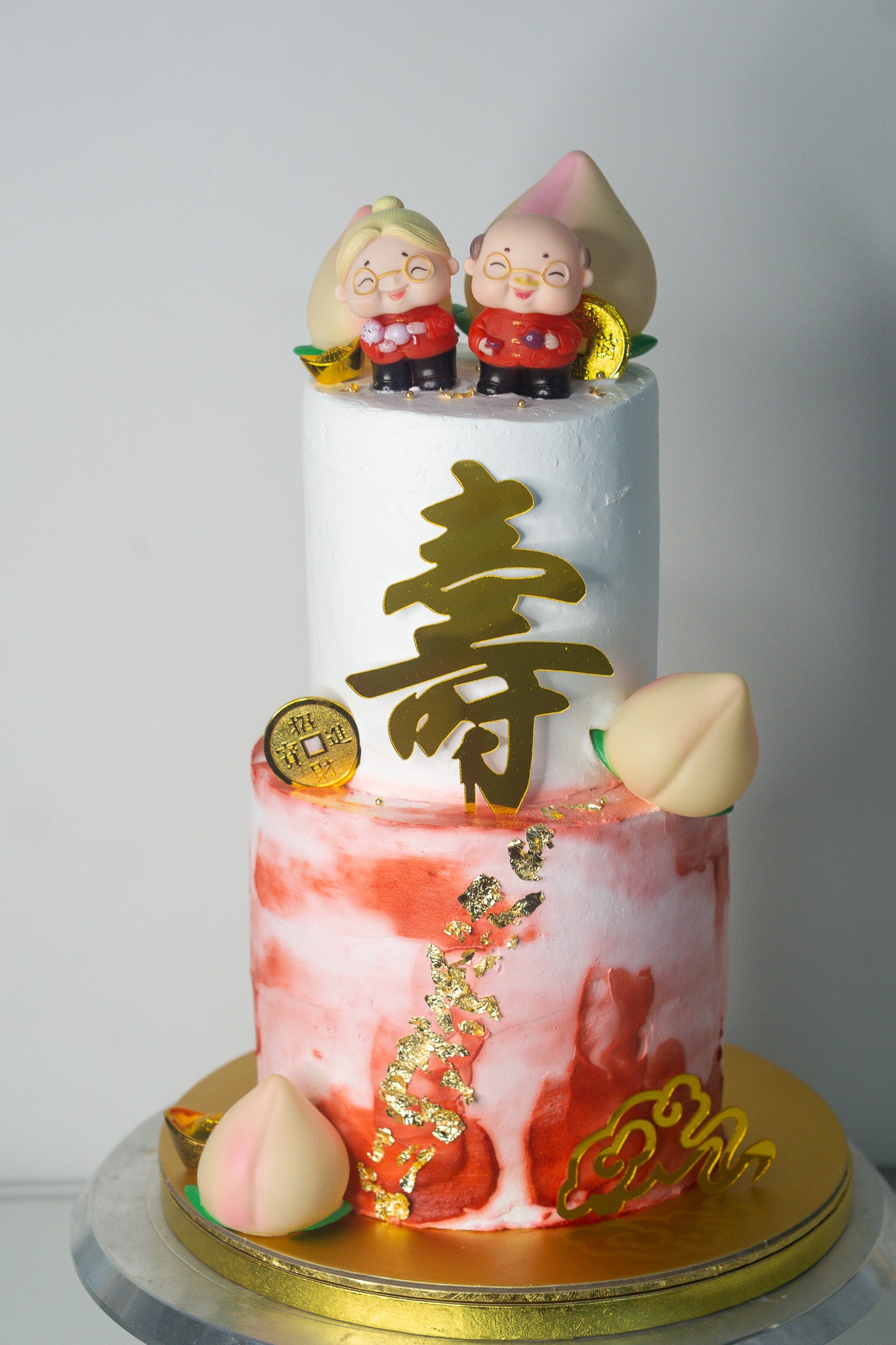 Marble Longevity Cake
