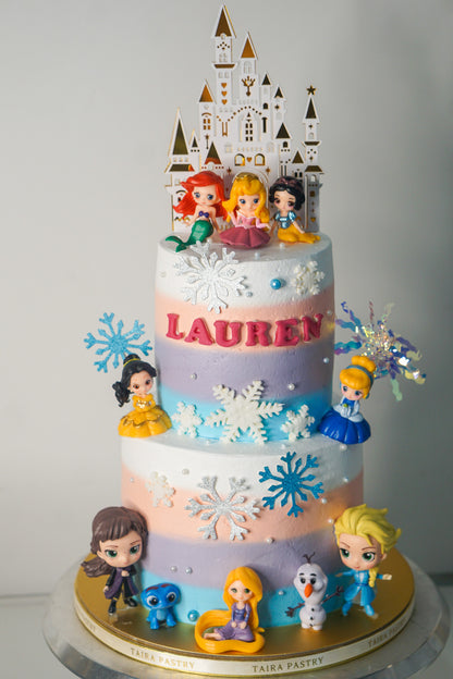 Frozen & Princess Cake