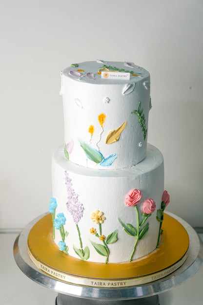 Dreamy Floral Cake