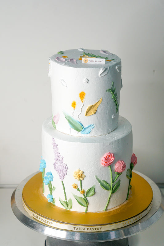 Dreamy Floral Cake
