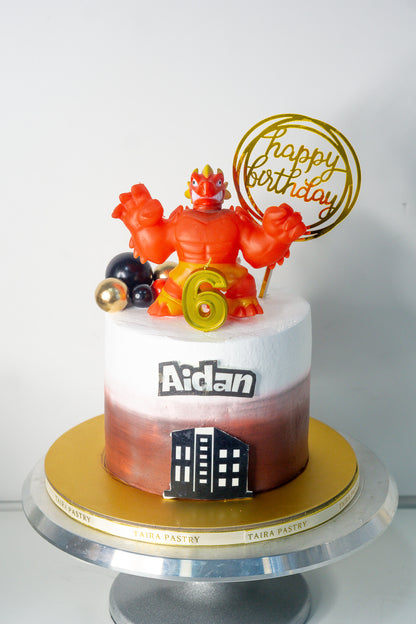 Heroes of Goo Jit Zu Cake