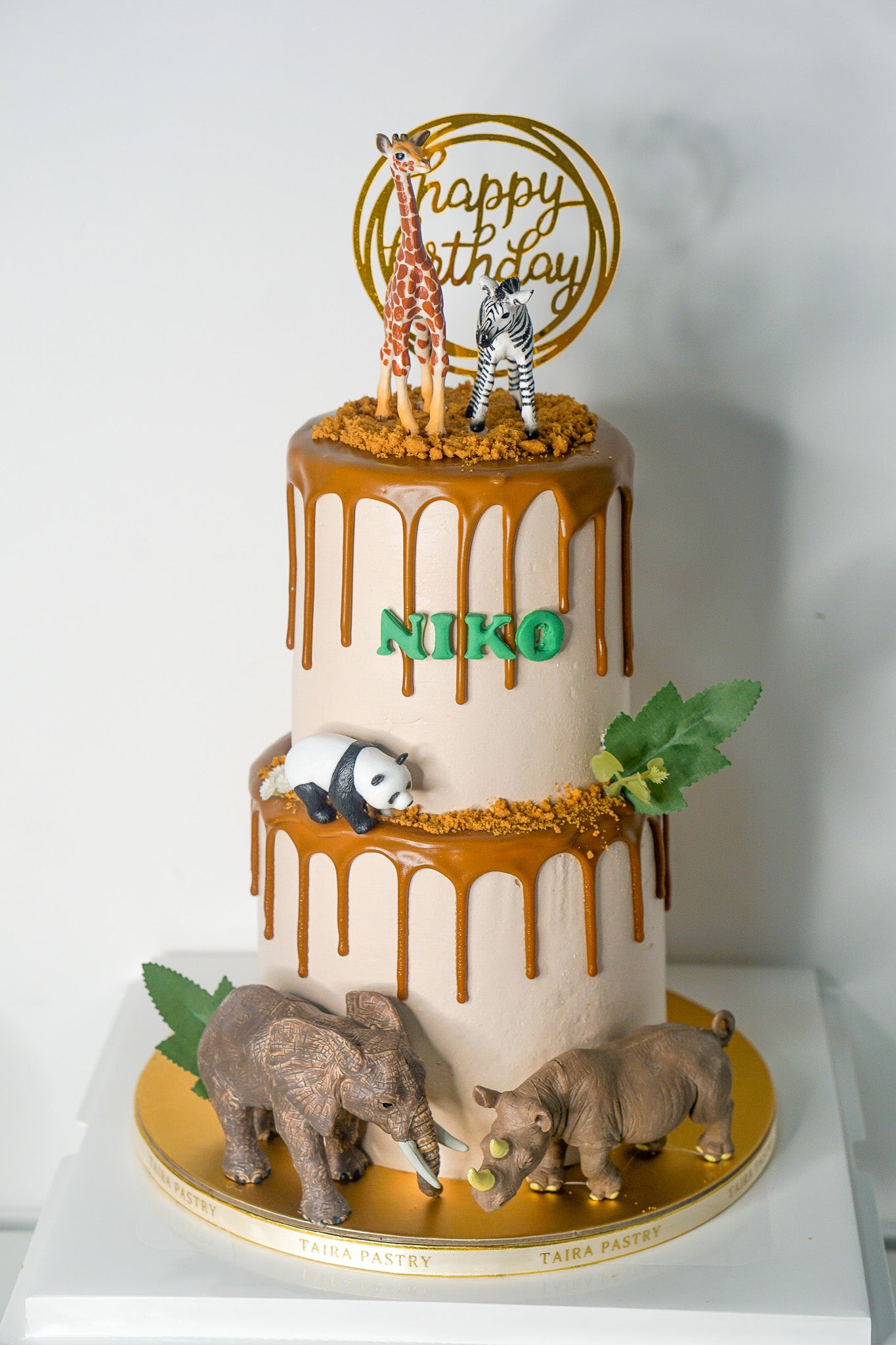 Rustic Safari Cake