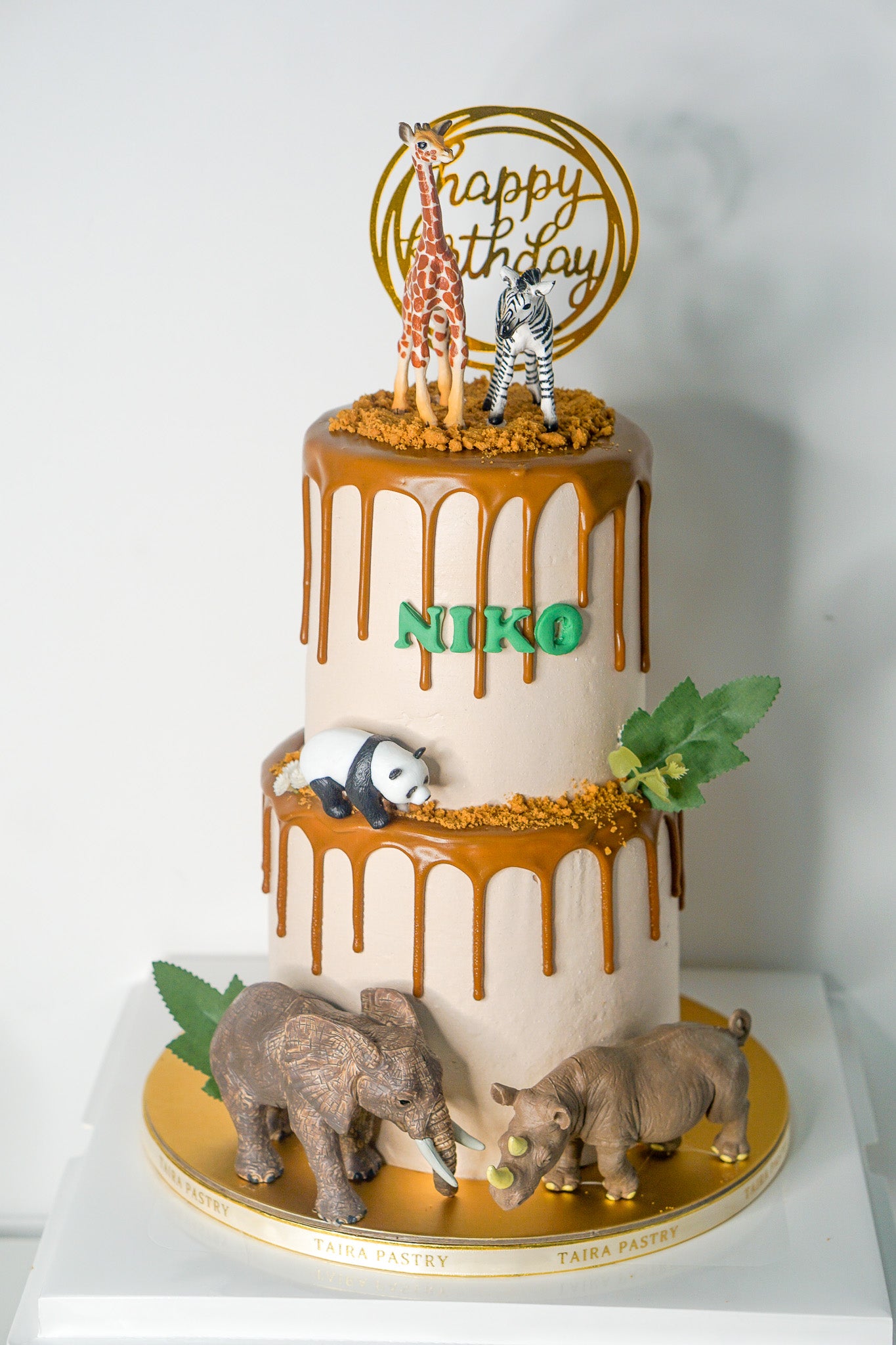 Rustic Safari Cake