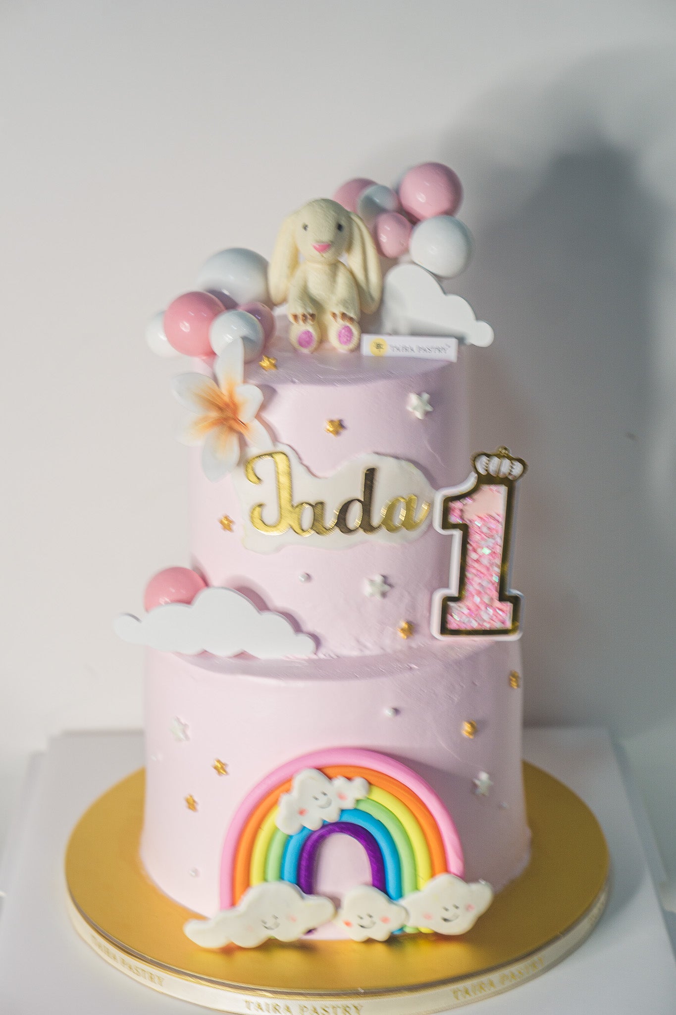 Bunny Rainbow Cake
