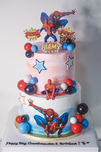 Spiderman Action Cake