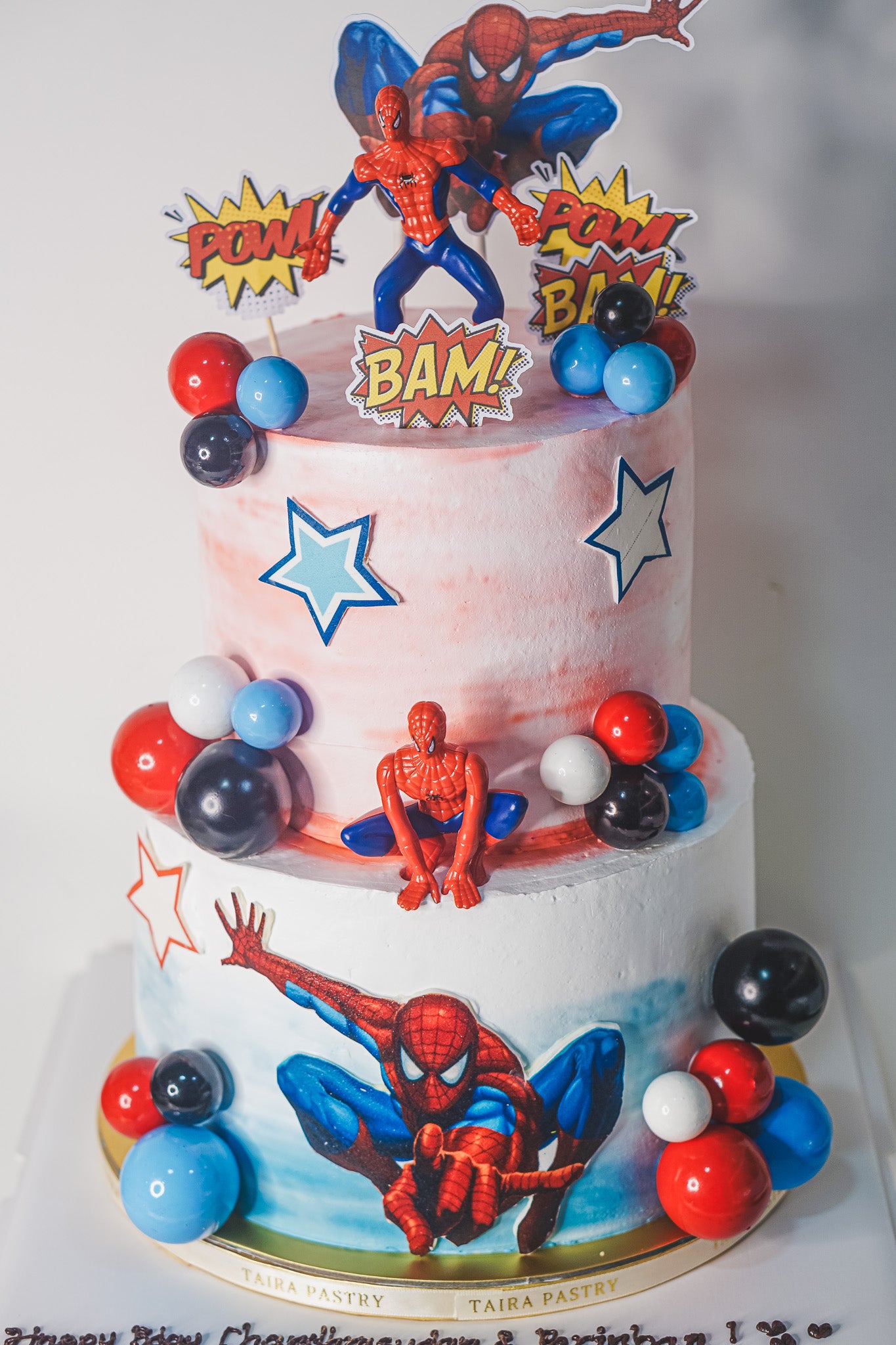 Spiderman Action Cake