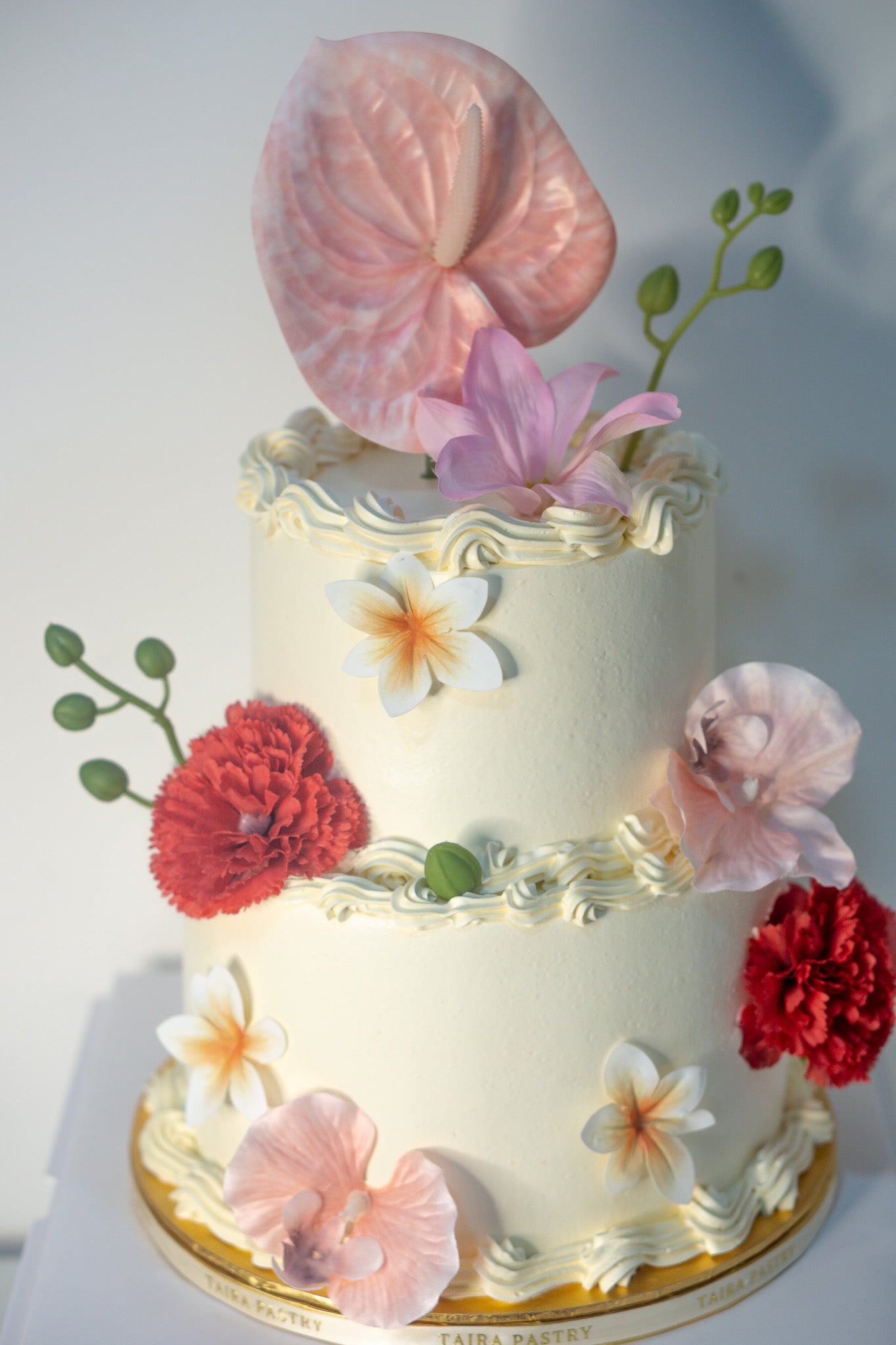 Anthurium Floral Cake