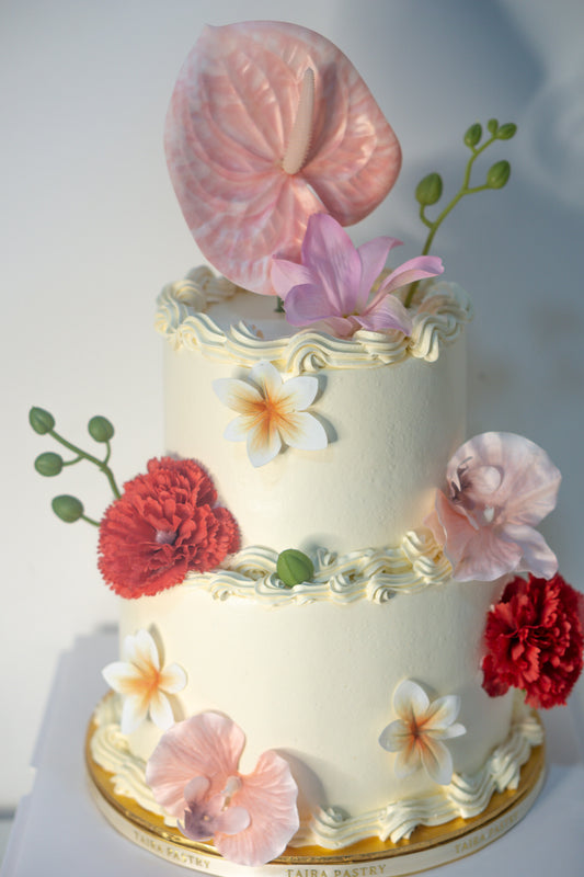 Anthurium Floral Cake