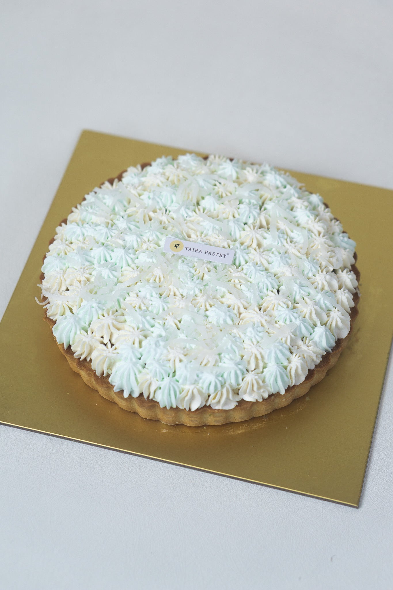 Pandan Coconut Tart