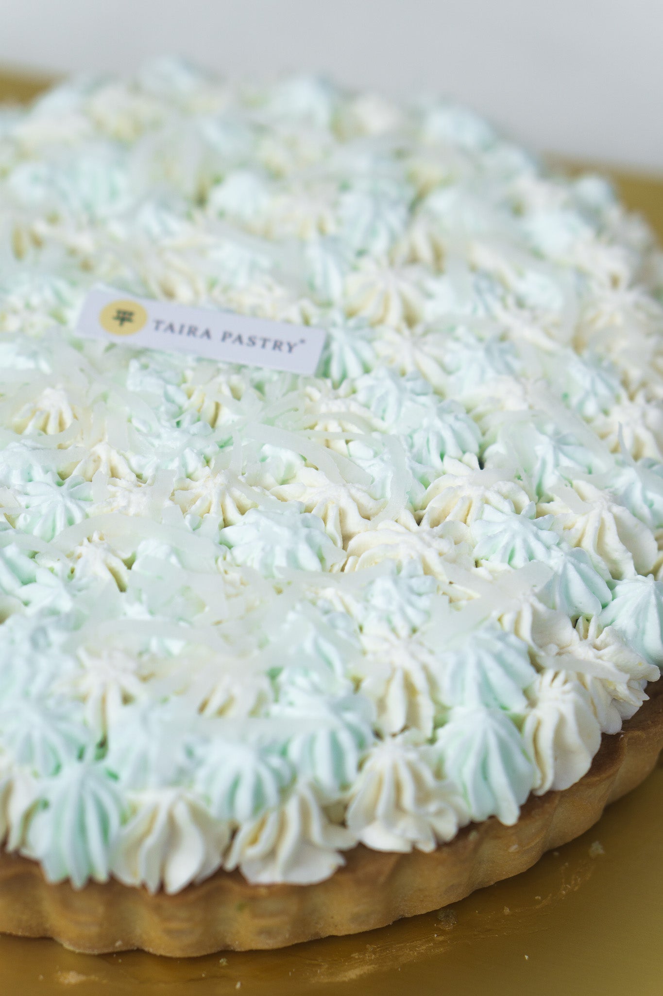 Pandan Coconut Tart