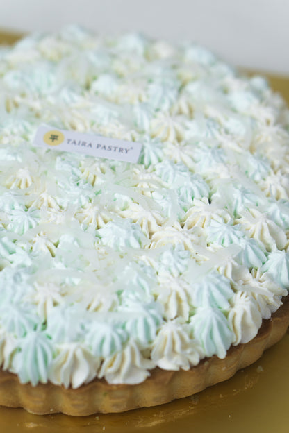 Pandan Coconut Tart