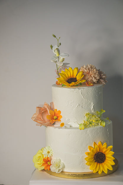 Sunshine Floral Cake