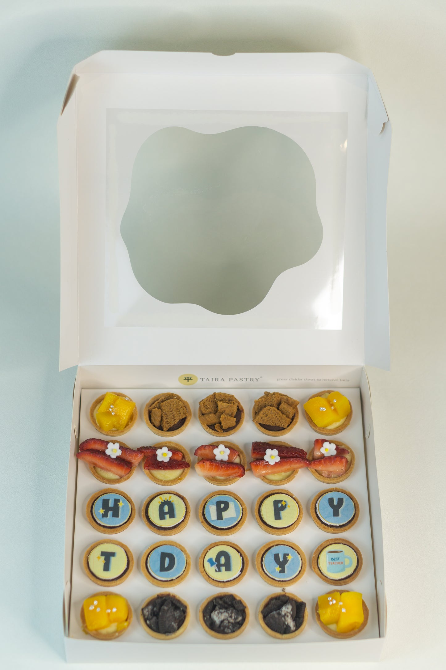 Teacher's Day Theme Mini Tarts (25pcs)