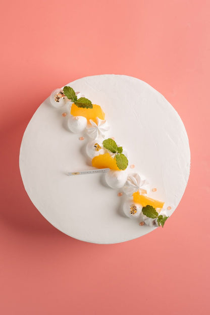 White Peach Cake