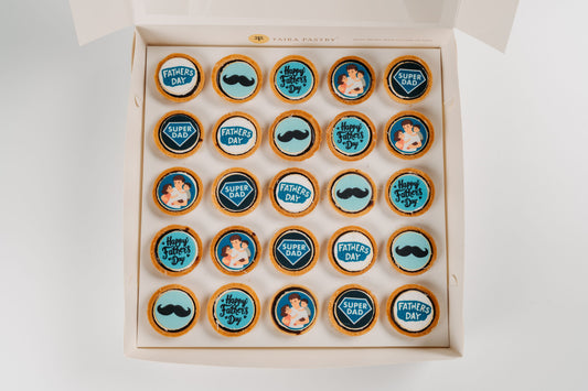 Father's Day Theme Mini Chocolate Tarts (25pcs)