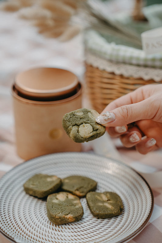 Matcha White Chocolate Cookies