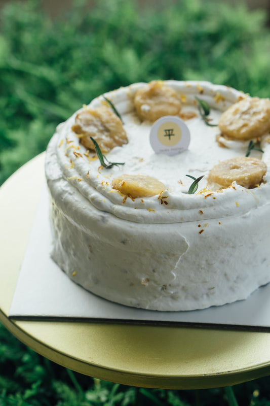 Banana Custard Cake