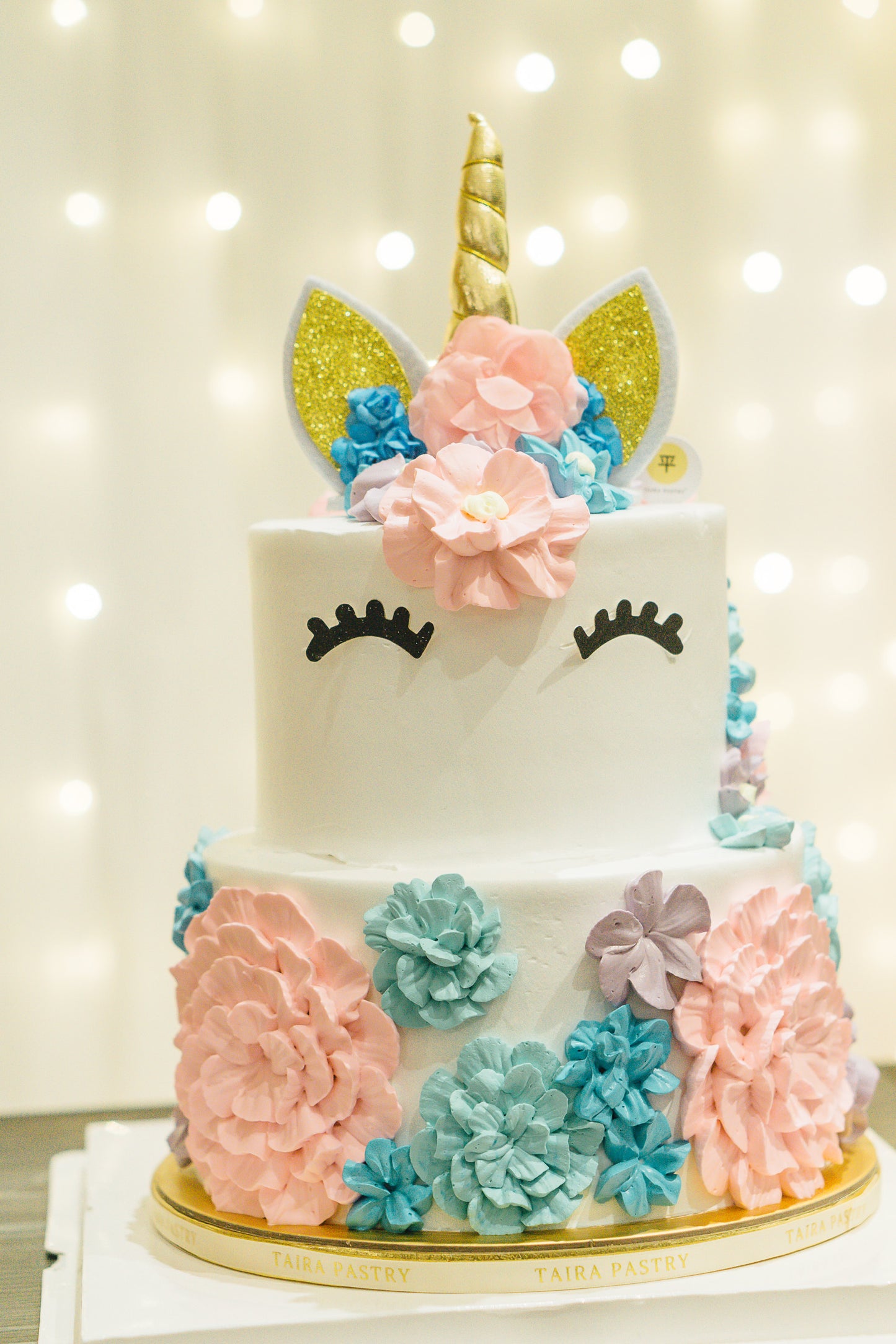 Floral Unicorn Cake