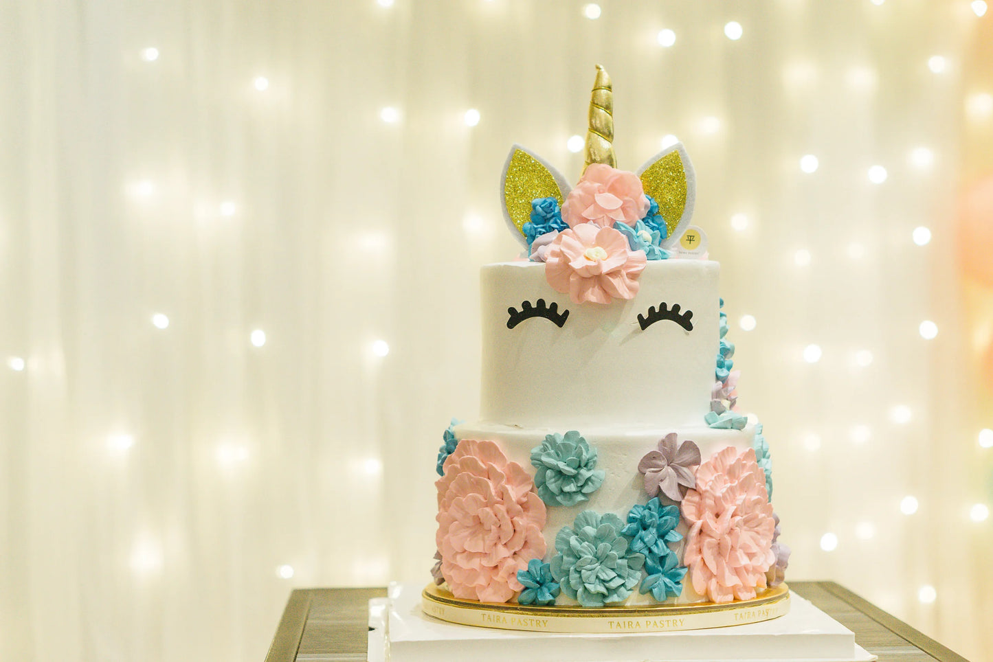 Floral Unicorn Cake