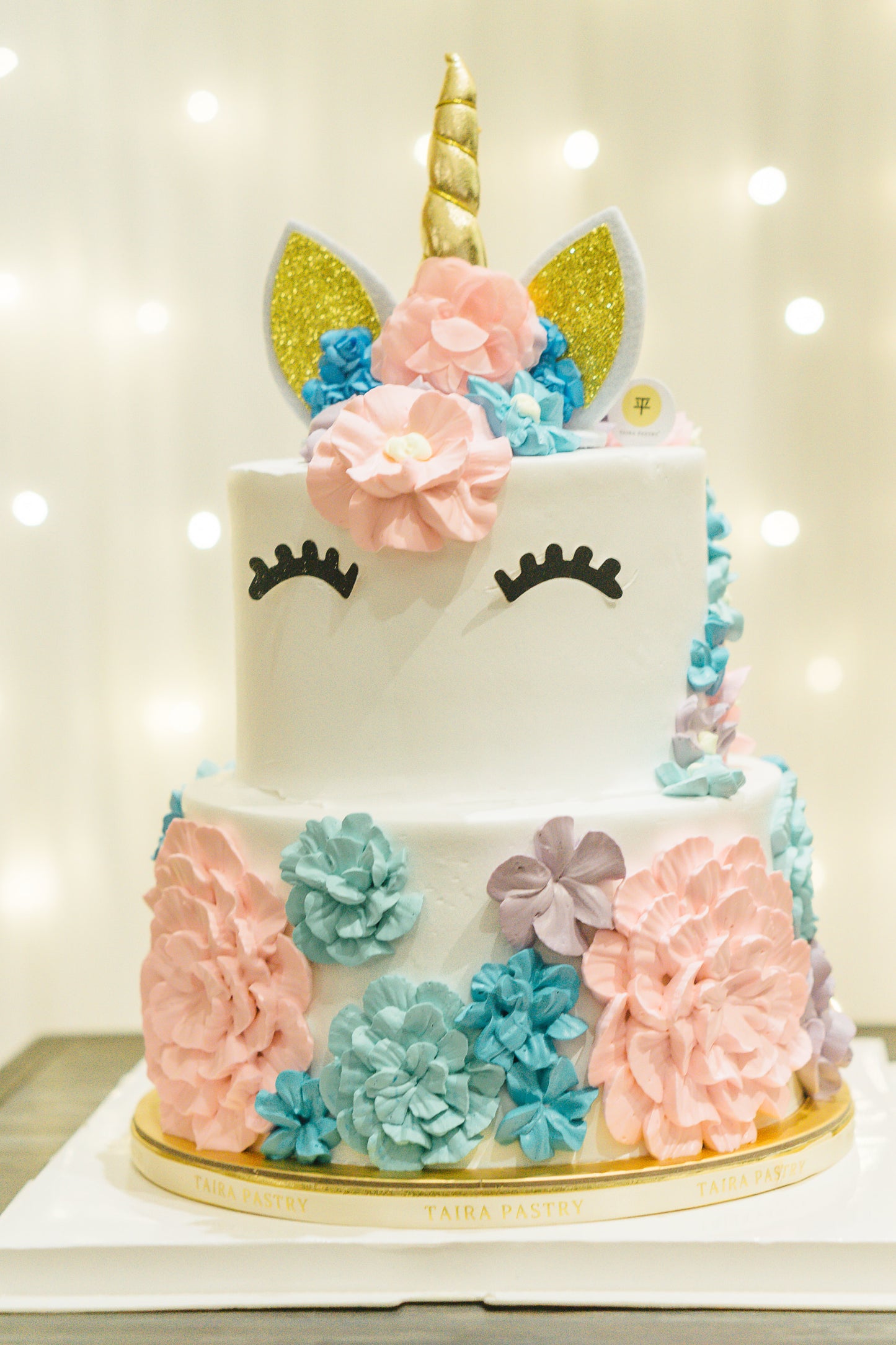 Floral Unicorn Cake